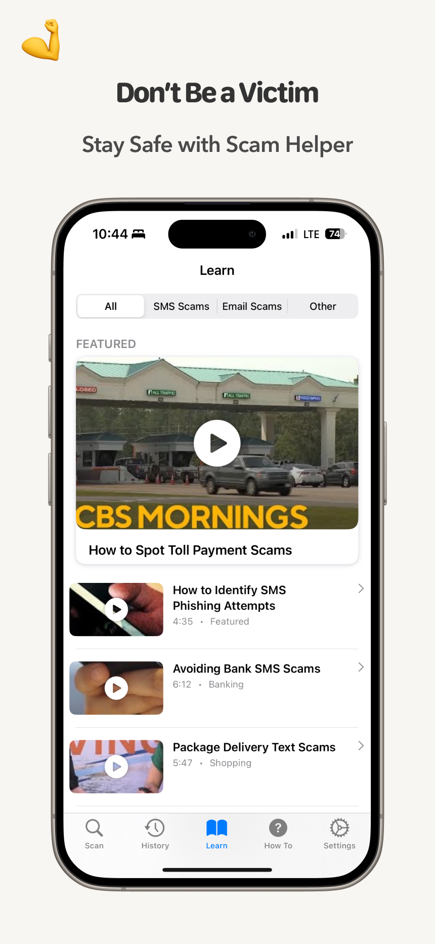 Scam Helper App Screenshot - Don't Be a Victim